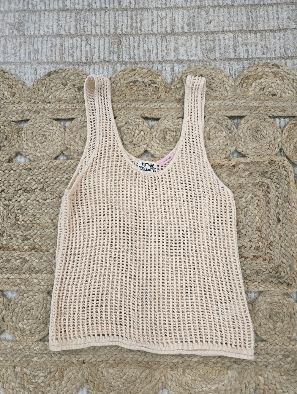 Future Collective Womens Crochet Top